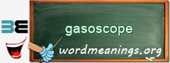 WordMeaning blackboard for gasoscope